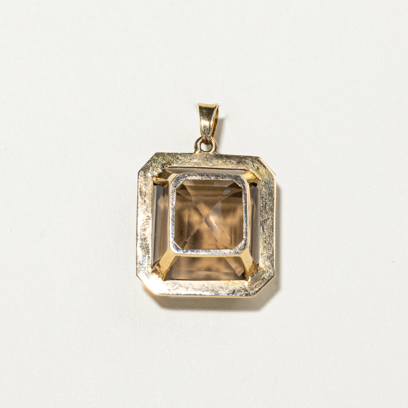 Solitaire Smoky Quartz Pendant | 31.75ct