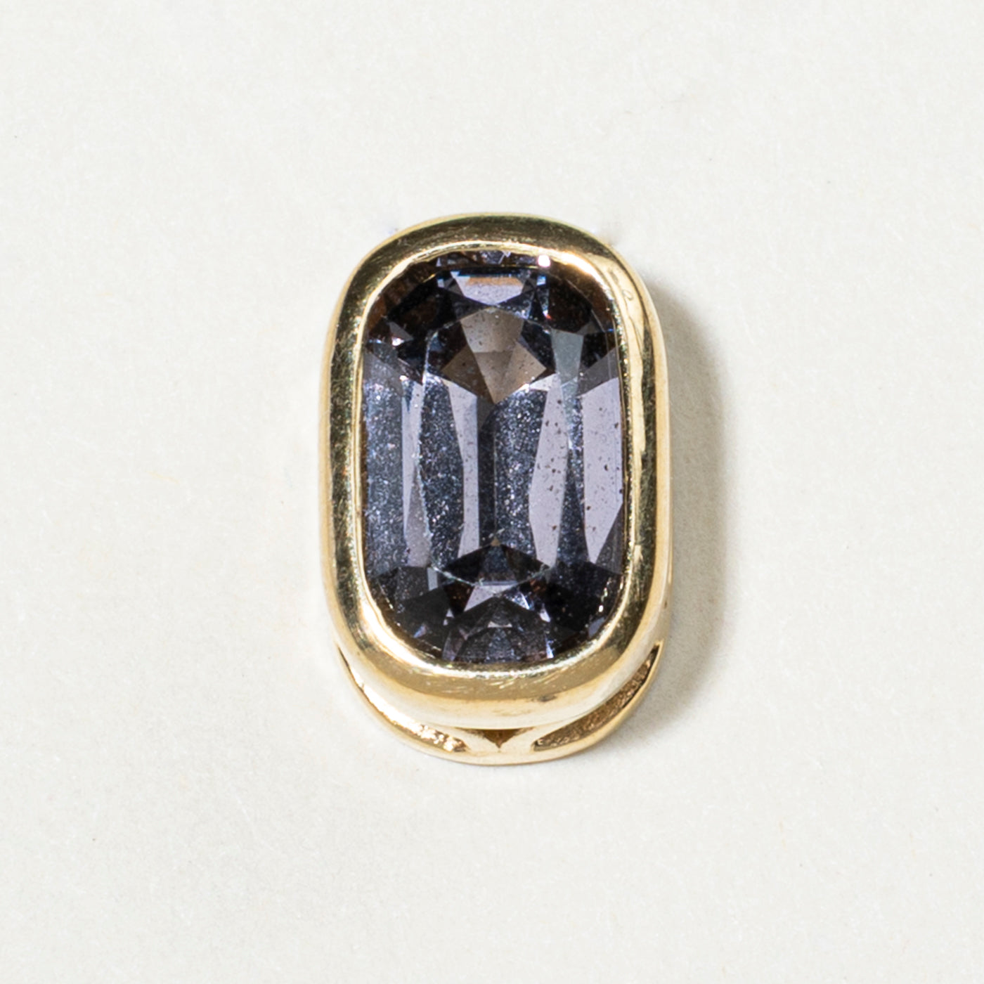 Bezel Set Purple Spinel Pendant | 3.63ct