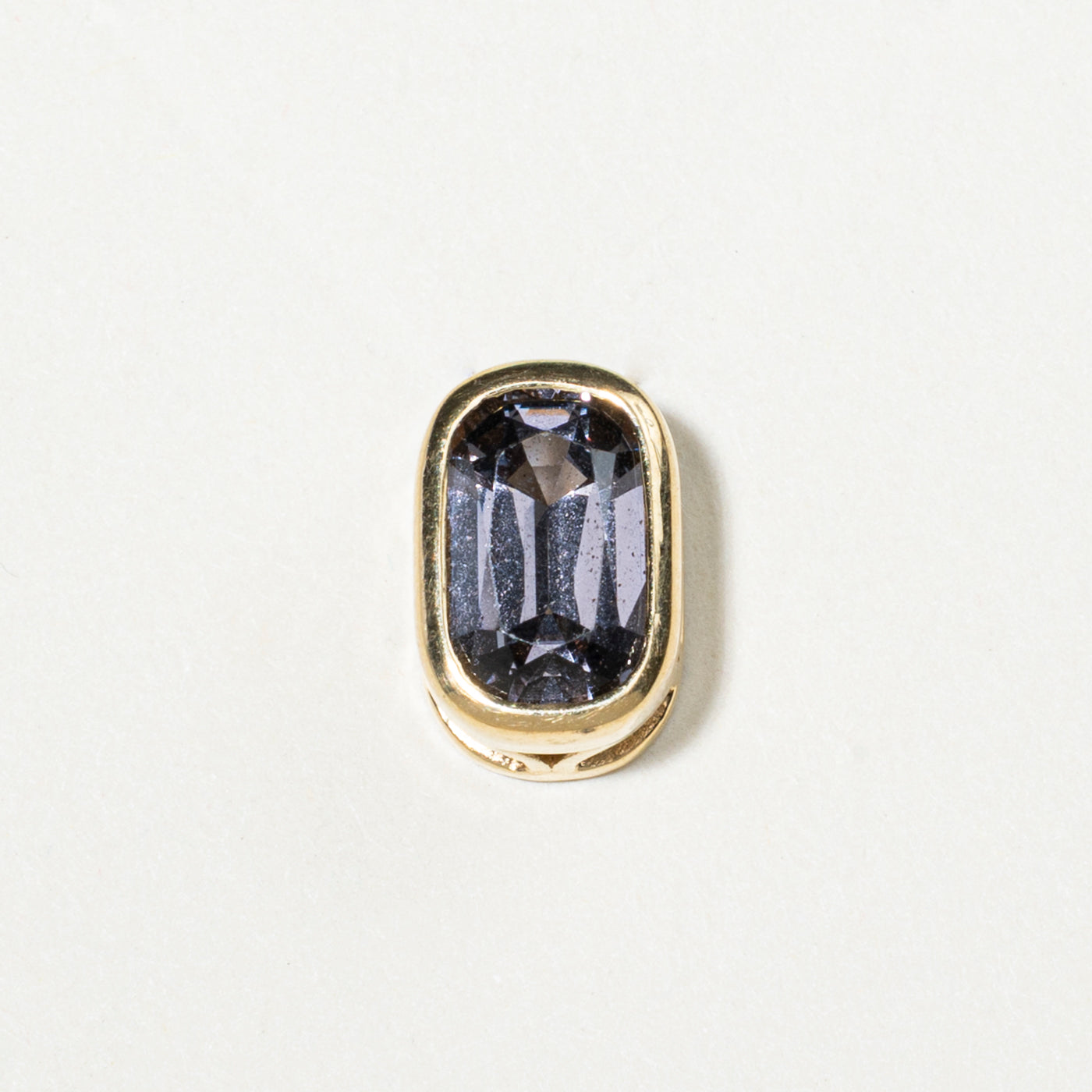 Bezel Set Purple Spinel Pendant | 3.63ct