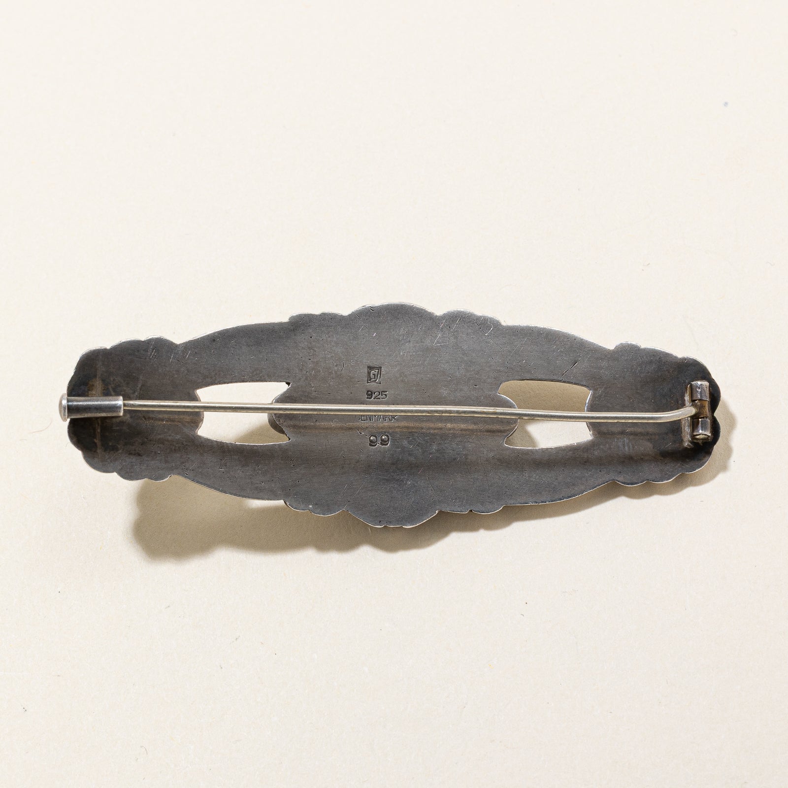 Broche florale lapis-lazuli 'Georg Jensen' | 4,08 ct