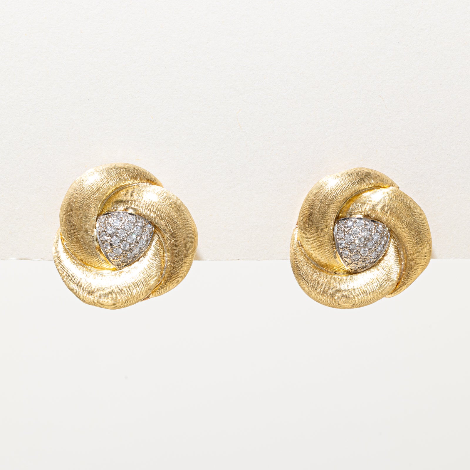 Floral Diamond Cluster Statement Earrings | 0.50ctw