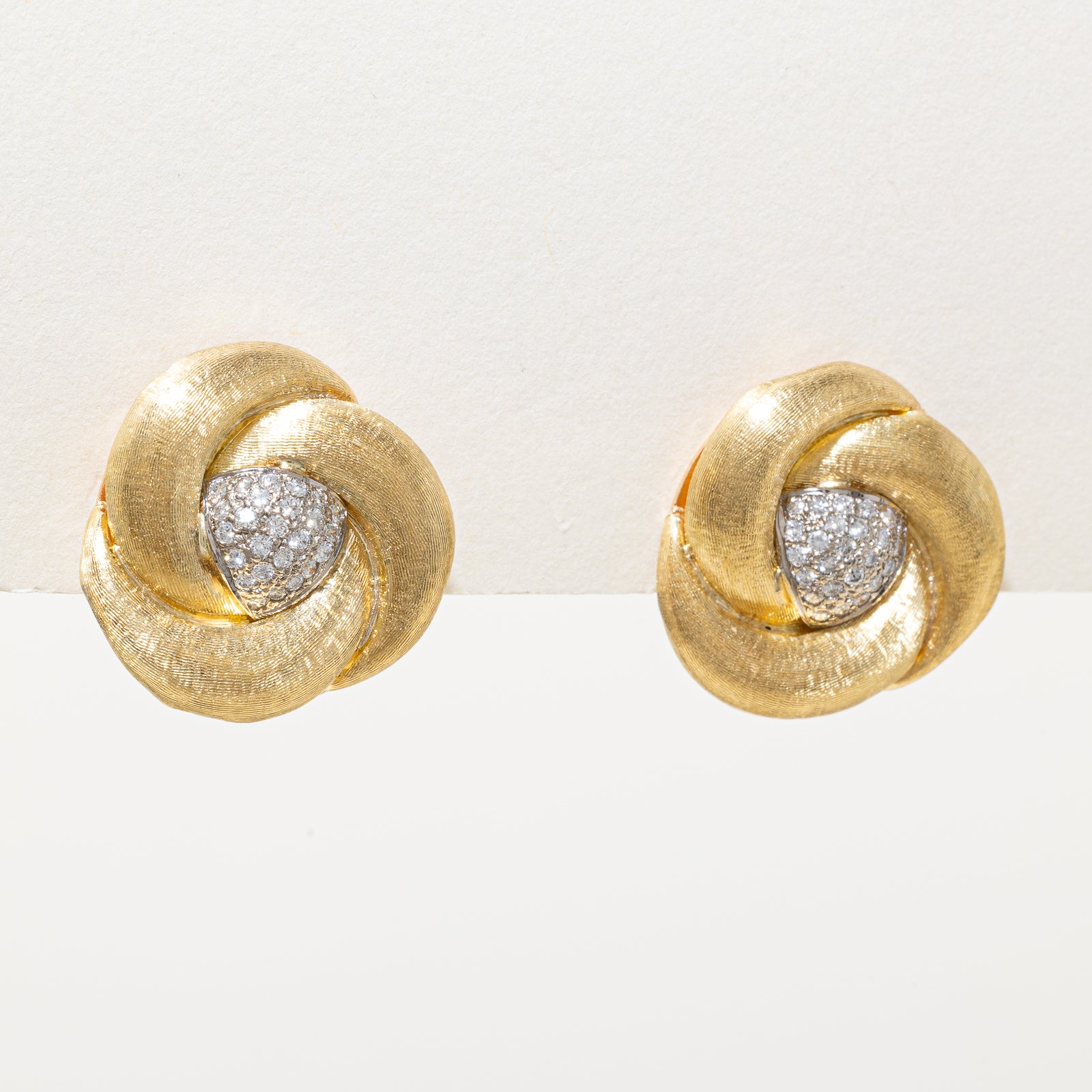 Floral Diamond Cluster Statement Earrings | 0.50ctw