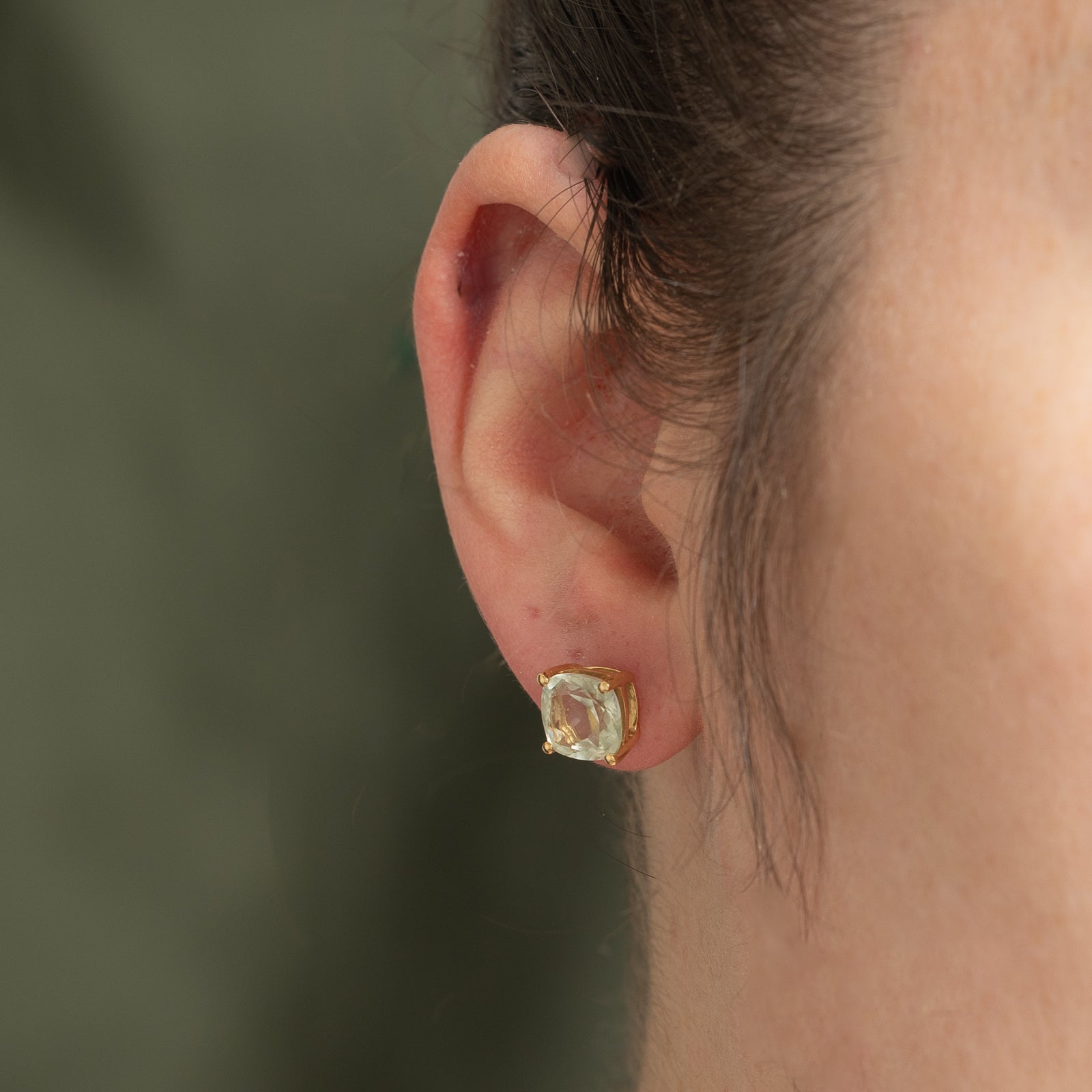 'Effy' 14K Prasiolite Stud Earrings | 3.20ctw