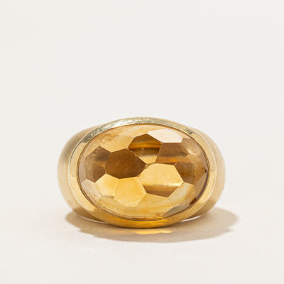 'Pomellato' 18K Citrine Cocktail Ring | 12.00ct | SZ 6.5