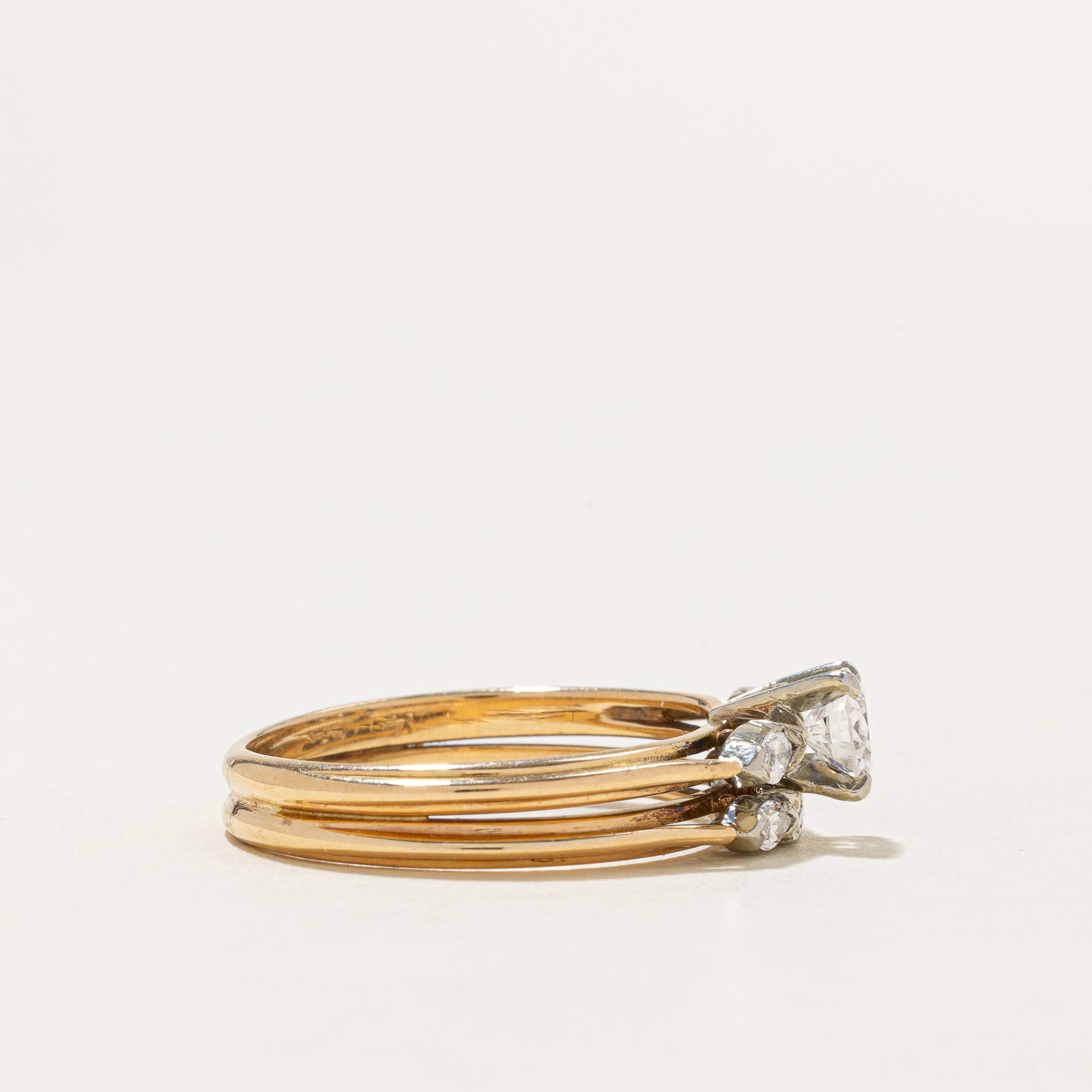 Alliance sertie de diamants | 0,61 ct | Taille 8,5