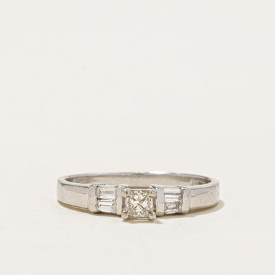 Princess Cut Diamond Ring | 0.25ctw | SZ 5
