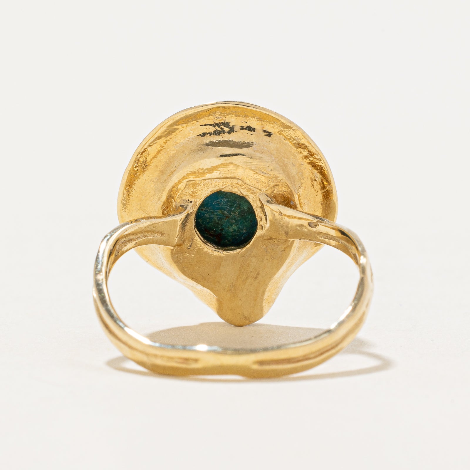 14K Chrysocolla Ring | 2.50ct | SZ 6.5