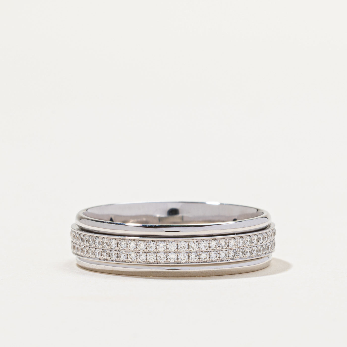 Eternity Double Row Diamond Band | 0.75ctw | SZ 11