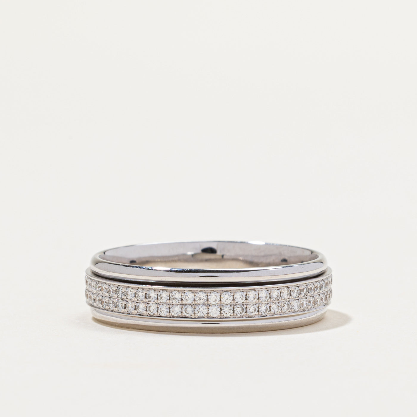 Eternity Double Row Diamond Band | 0.75ctw | SZ 11