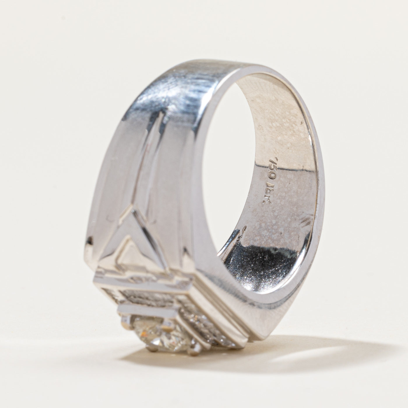 Diamond Halo Chunky Ring | 1.04ctw | SZ 9
