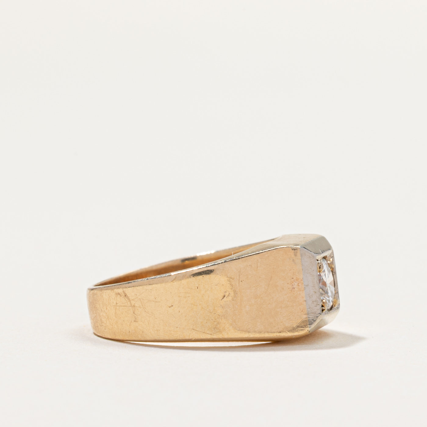 Bague solitaire diamant massif | 0,50 ct | Taille 6,25