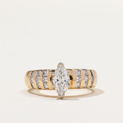Marquise Diamond Engagement Ring | 1.24ctw | SZ 7