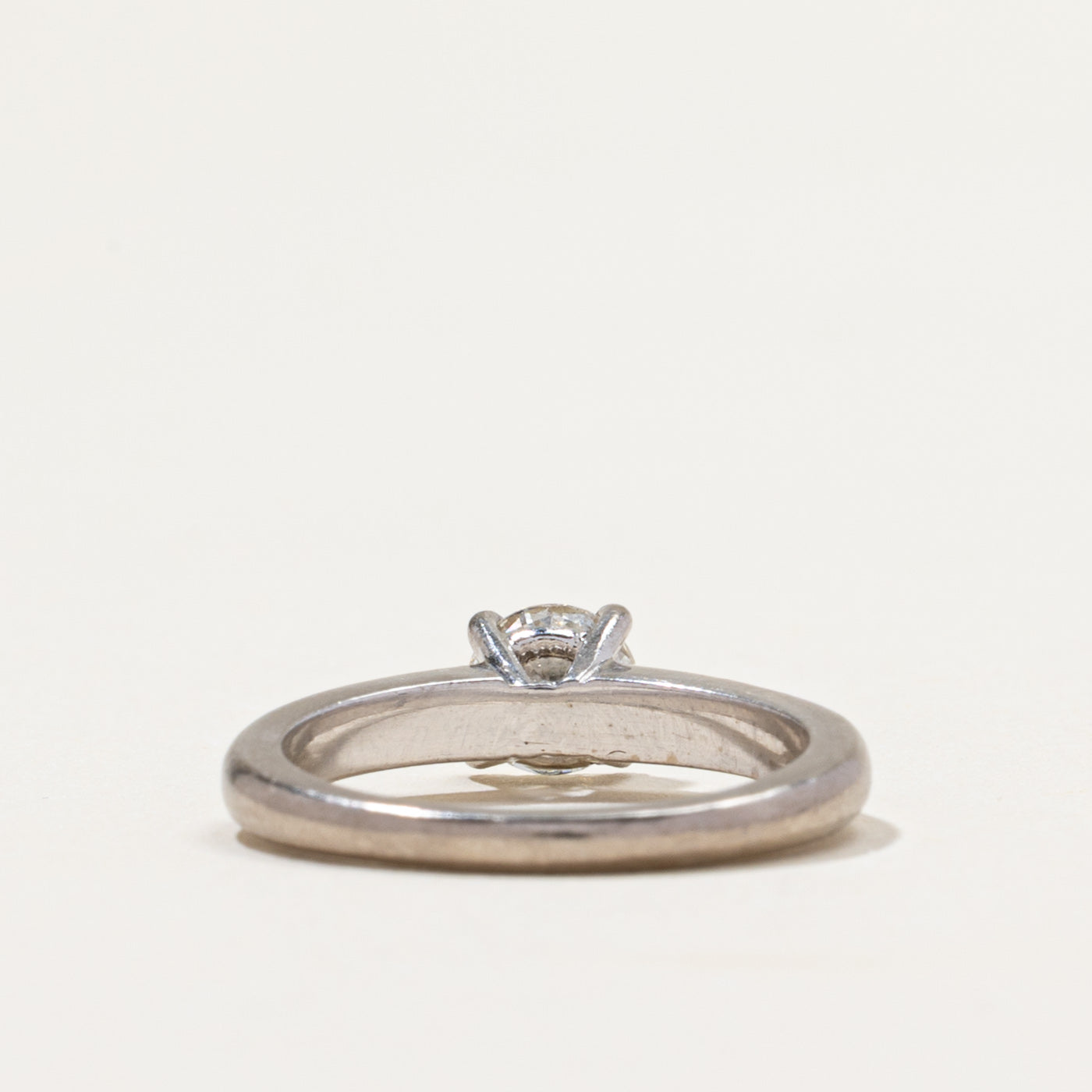 GIA Certified Solitaire Diamond Engagement Ring | 0.50ct | SZ 3.75