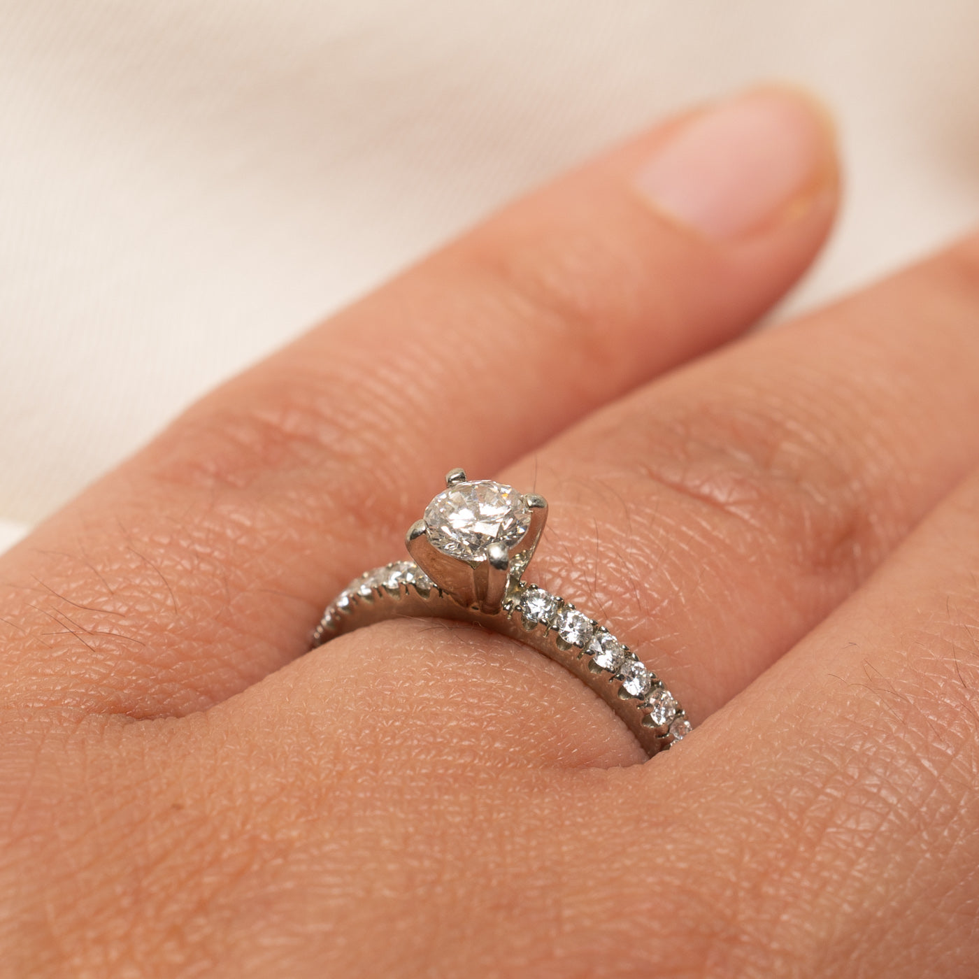 19k Diamond Engagement Ring | 0.78ctw | SZ 6.25