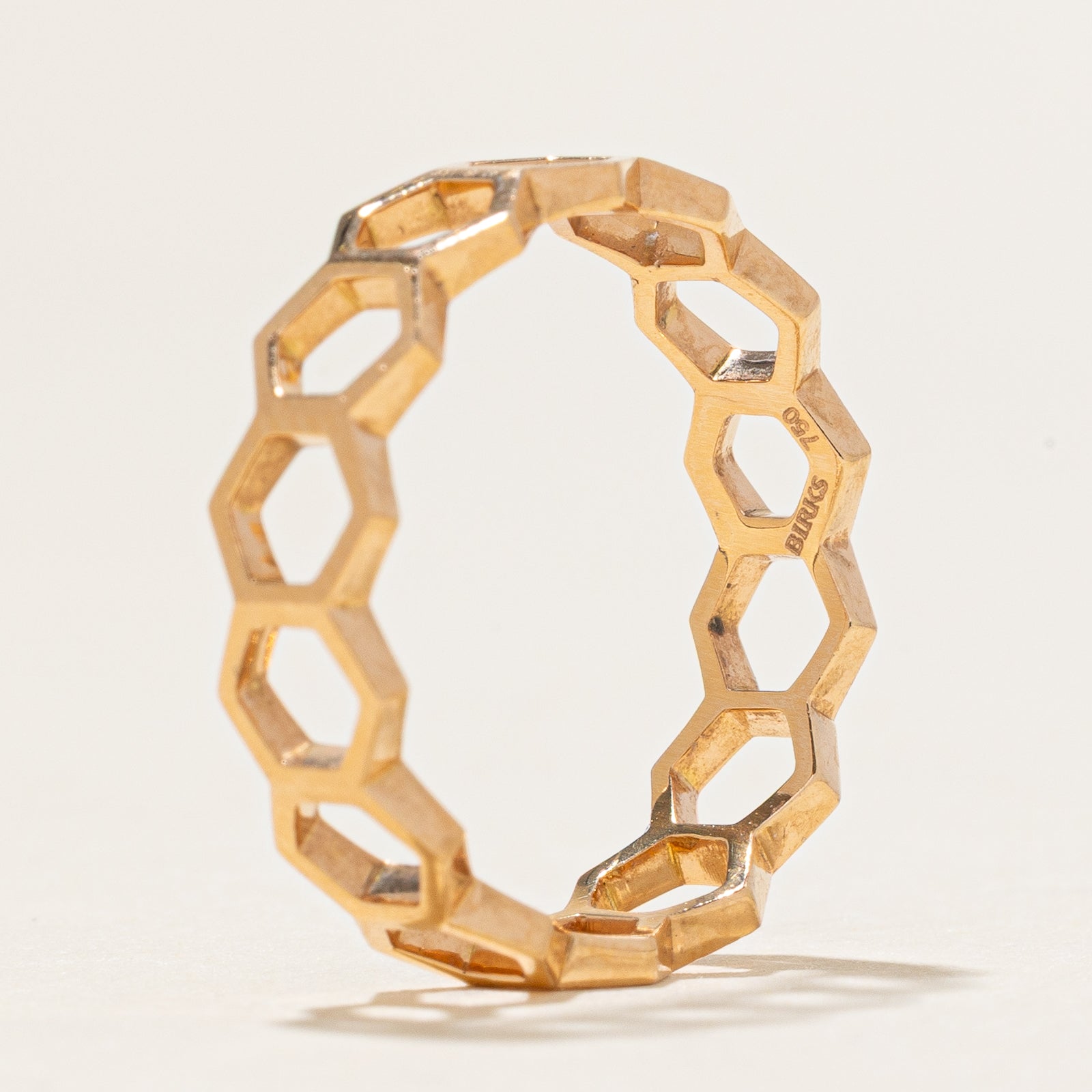'Birks' Rose Gold Bee Chic Ring | 5.10mm | SZ 6.25