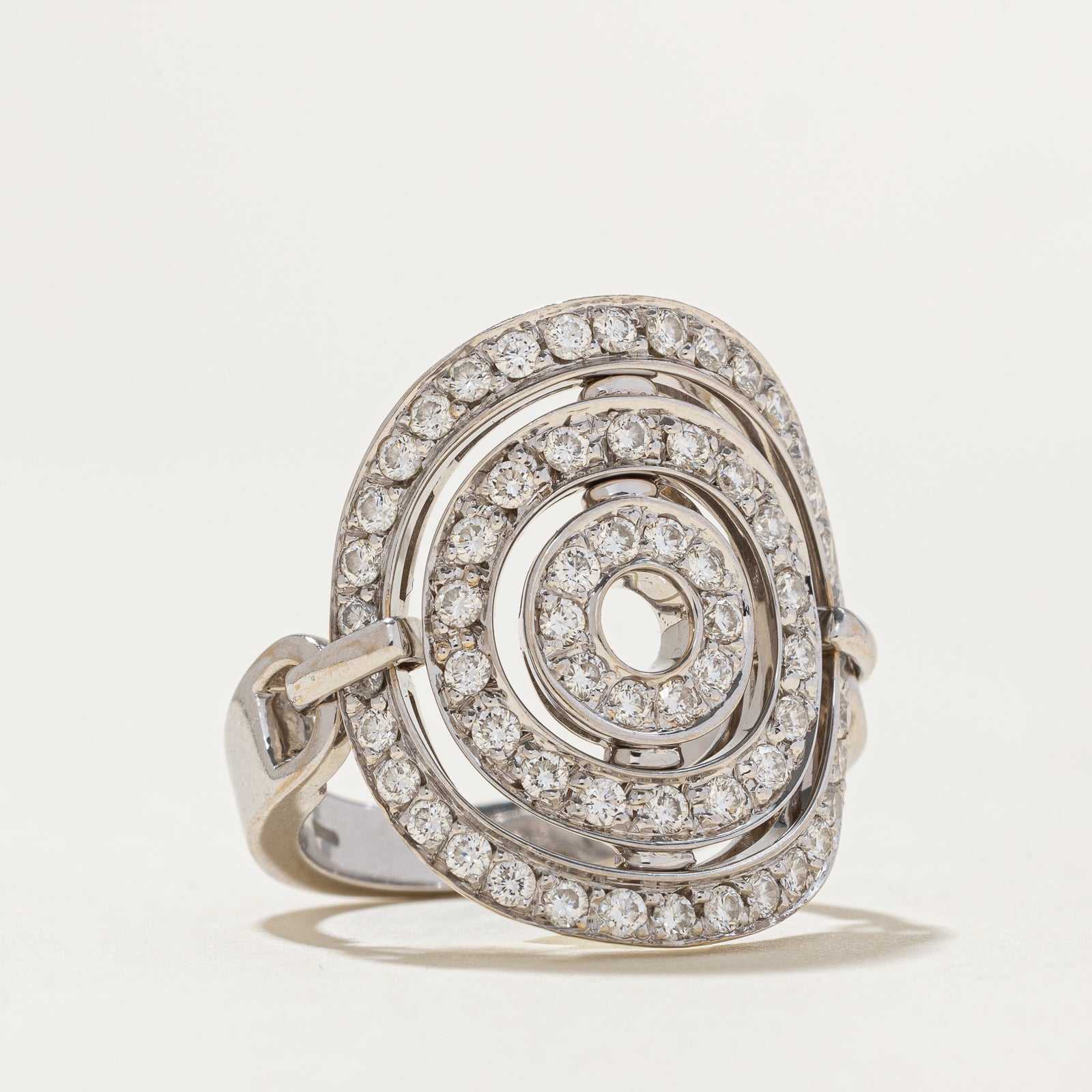 'Bvlgari' Astrale Cerchi Diamond Ring | 0.94ctw | SZ 6.75