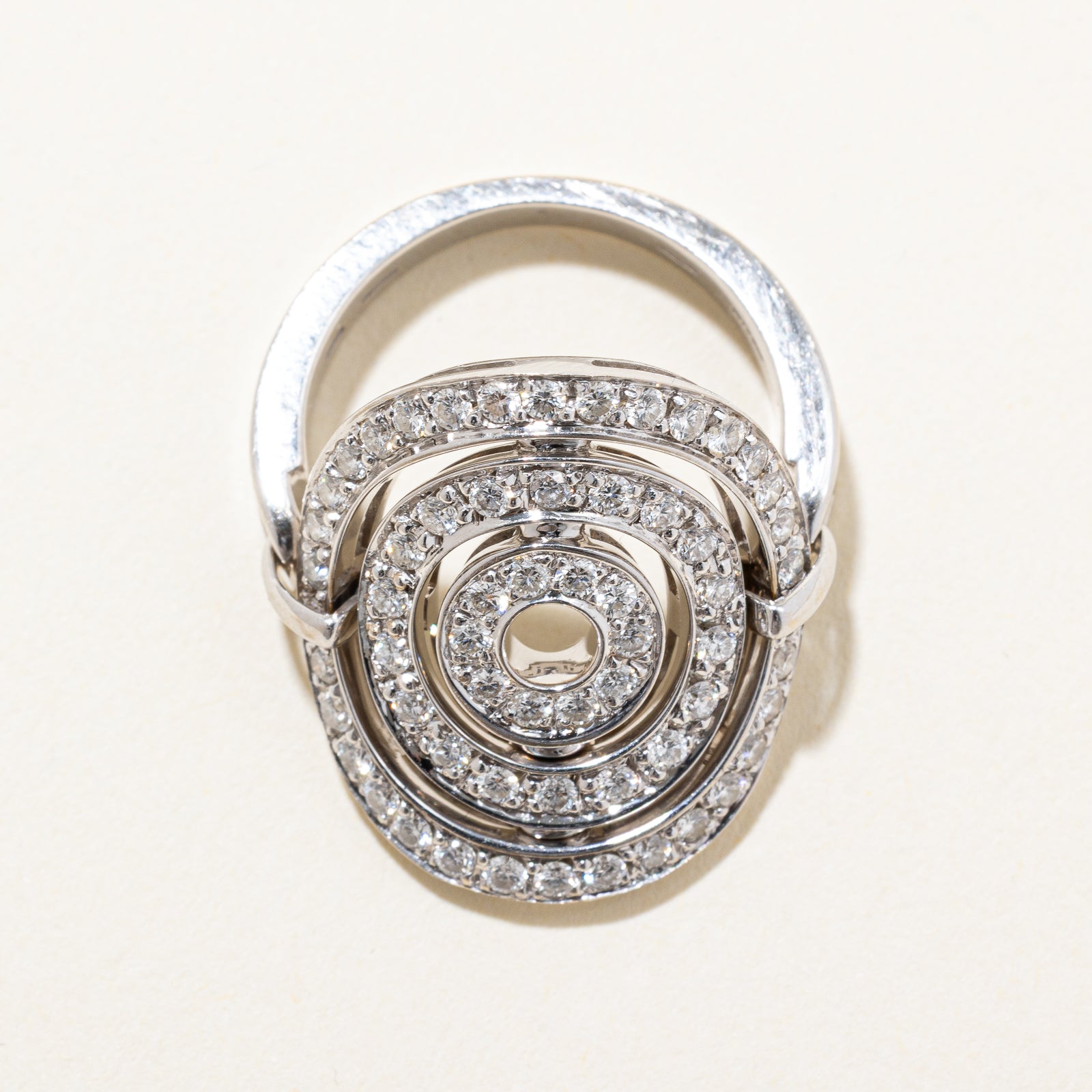 'Bvlgari' Astrale Cerchi Diamond Ring | 0.94ctw | SZ 6.75