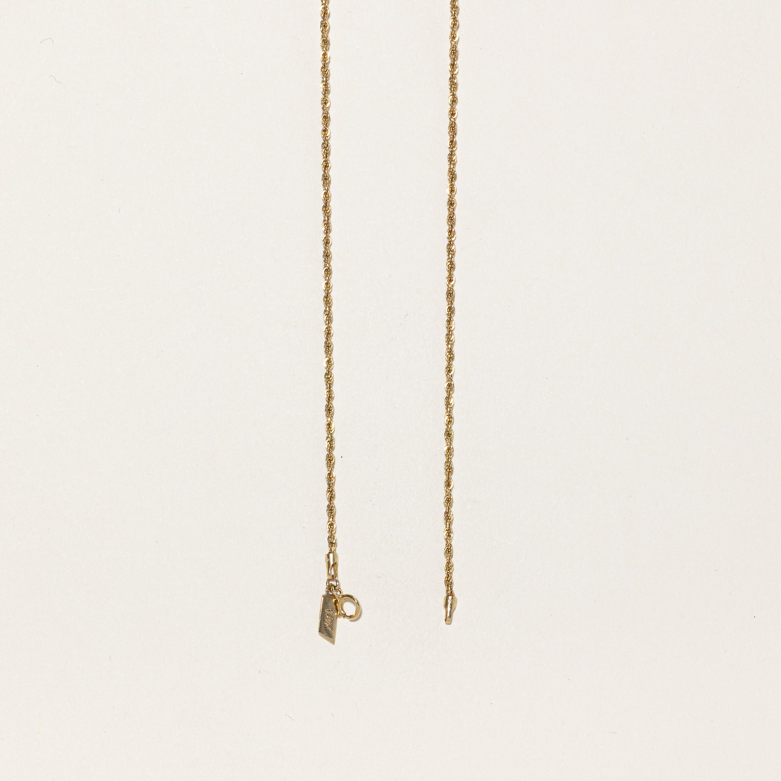Chaîne en corde « Lauren Stewart » | 45,7 cm