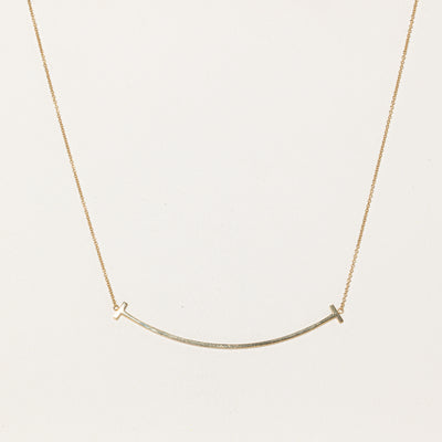 'Tiffany & Co' Tifanny T Smile Pendant, Large | 18