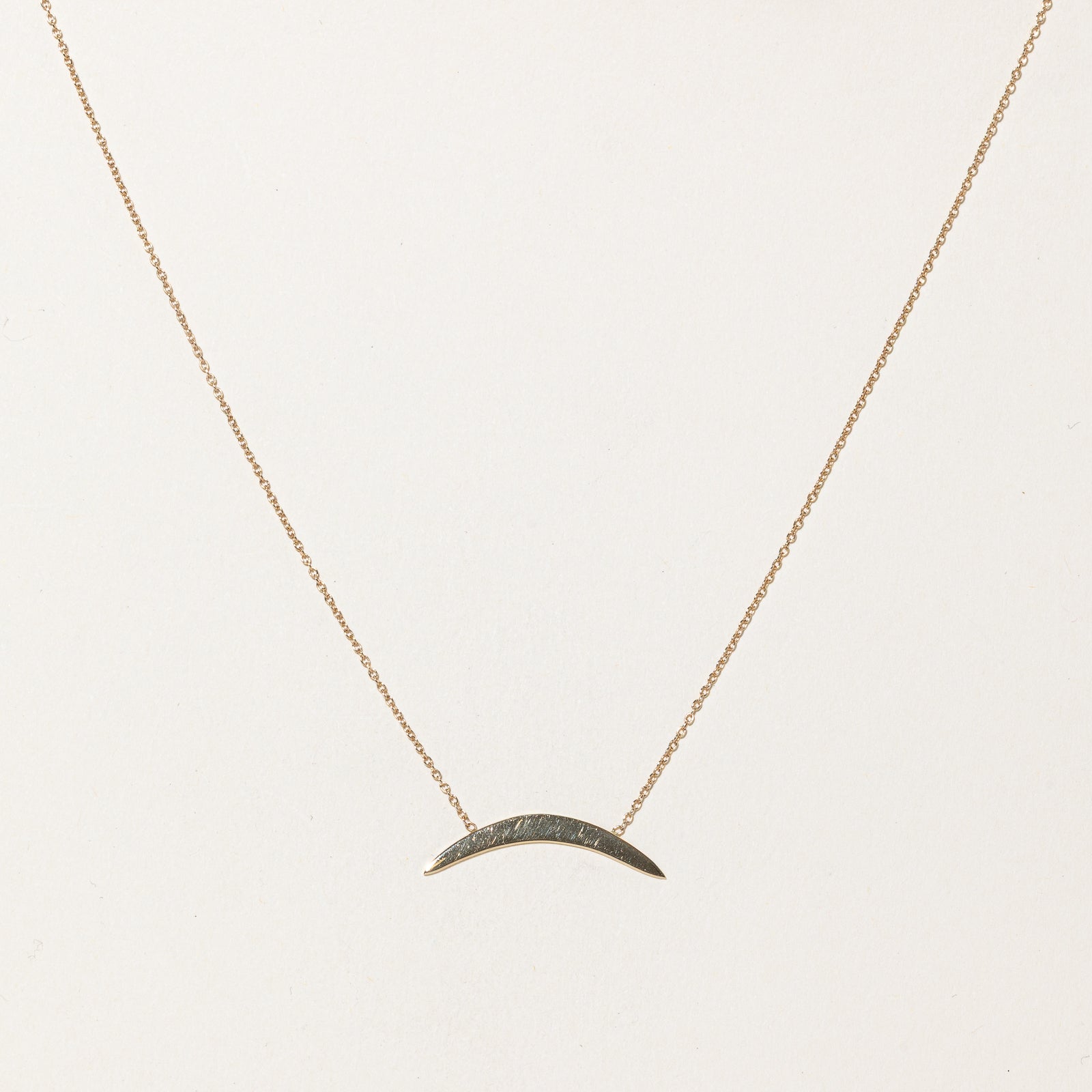 'Ariel Gordon' Arc Geo Pendant Necklace | 16"