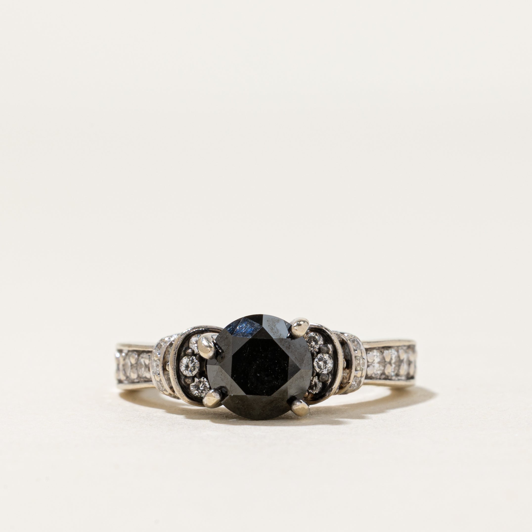 'Disney' Evil Queen's 14K Accented Black Diamond Ring | 1.68ctw | SZ 4.75