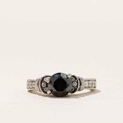'Disney' Evil Queen's 14K Accented Black Diamond Ring | 1.68ctw | SZ 4.75