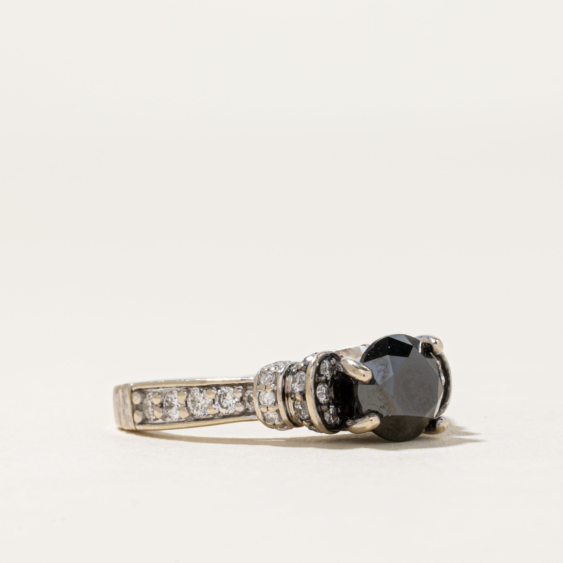 'Disney' Evil Queen's 14K Accented Black Diamond Ring | 1.68ctw | SZ 4.75