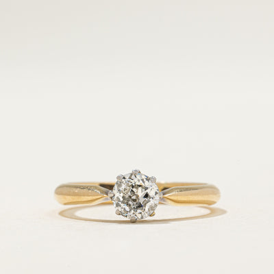 Antique Old European Cut Diamond Engagement Ring | 0.50ct | SZ 6.25