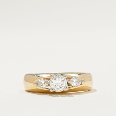 High Set Diamond Engagement Ring | 0.58ctw | SZ 5.25
