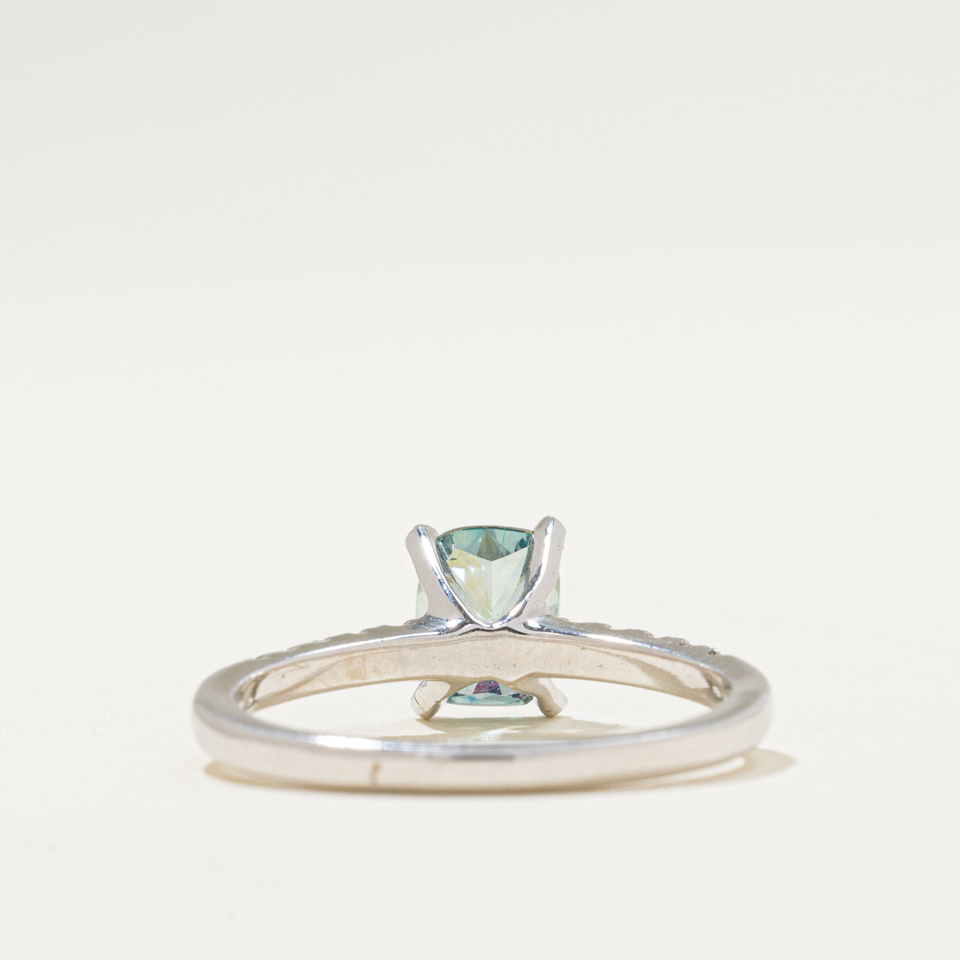 Gray Blue Diamond Engagement Ring | 1.26ctw | SZ 6.5