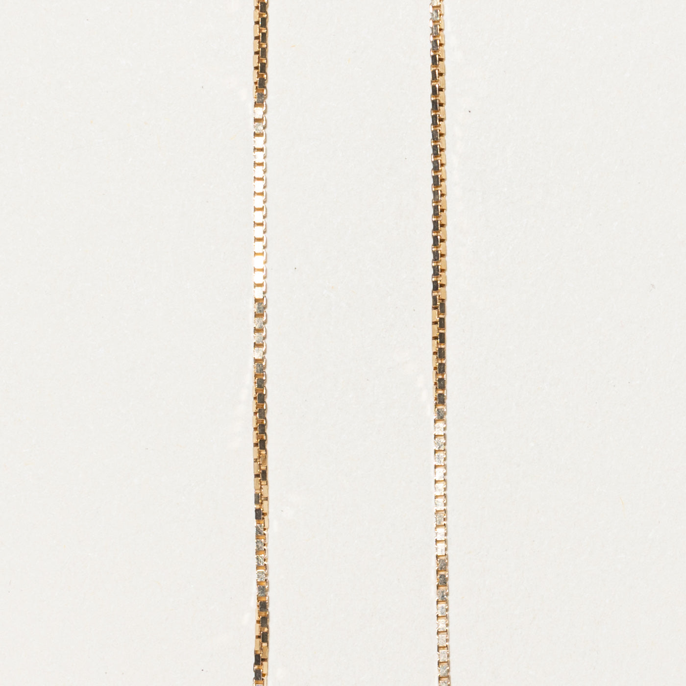 10K Yellow Gold Box Link Chain | 16"