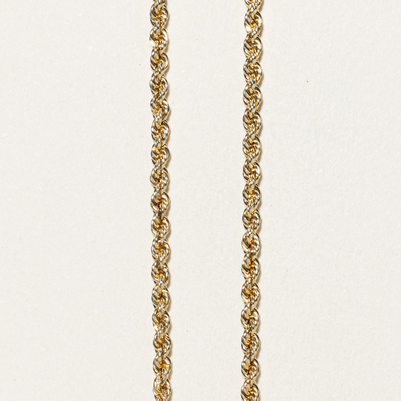 10k Yellow Gold Rope Chain | 18"