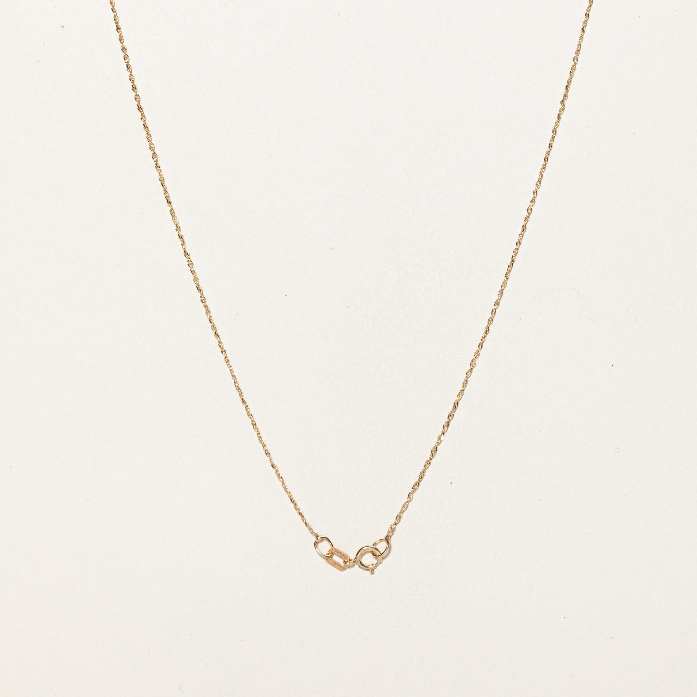 10k Yellow Gold Singapore Chain | 16"