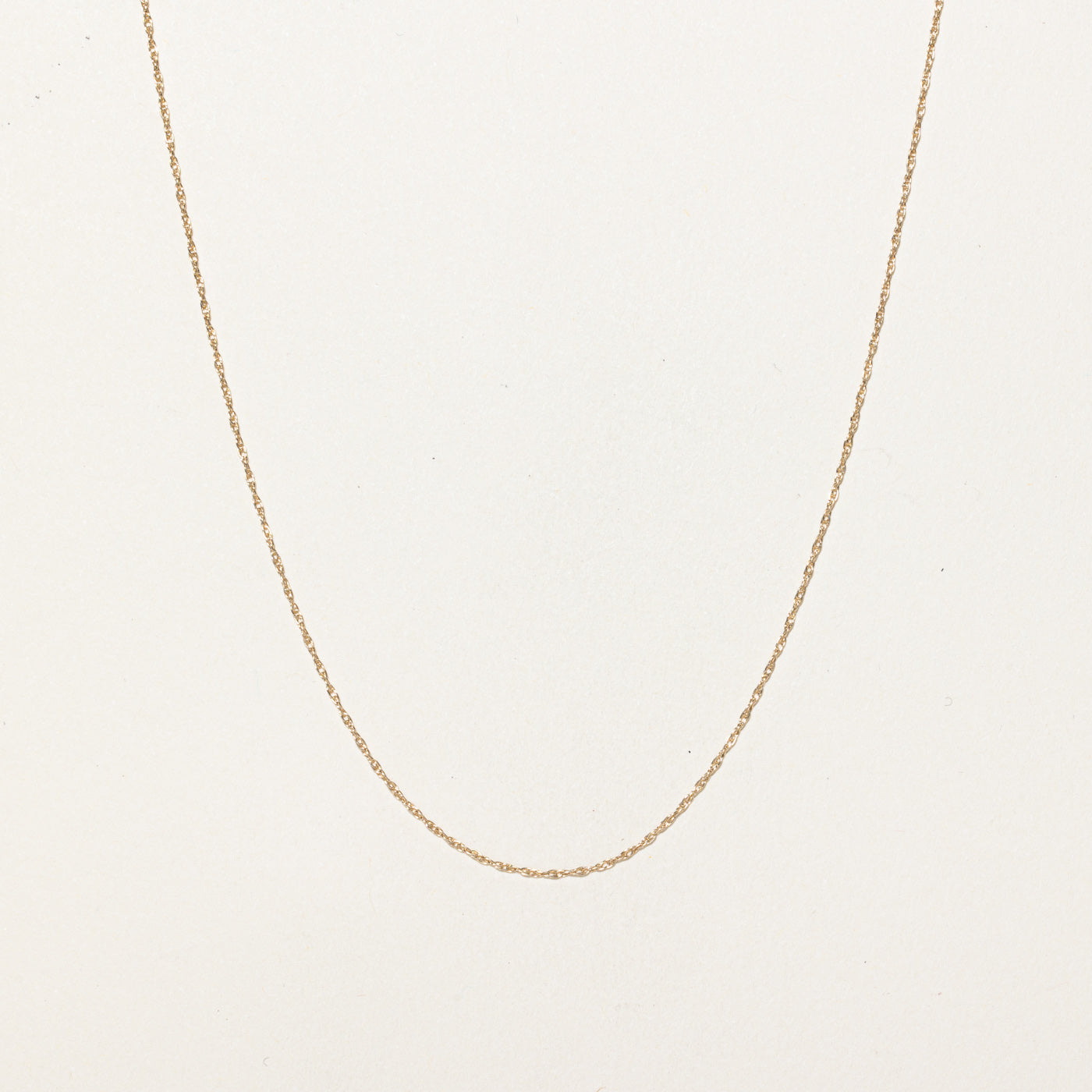 10K Yellow Gold Singapore Chain | 17"
