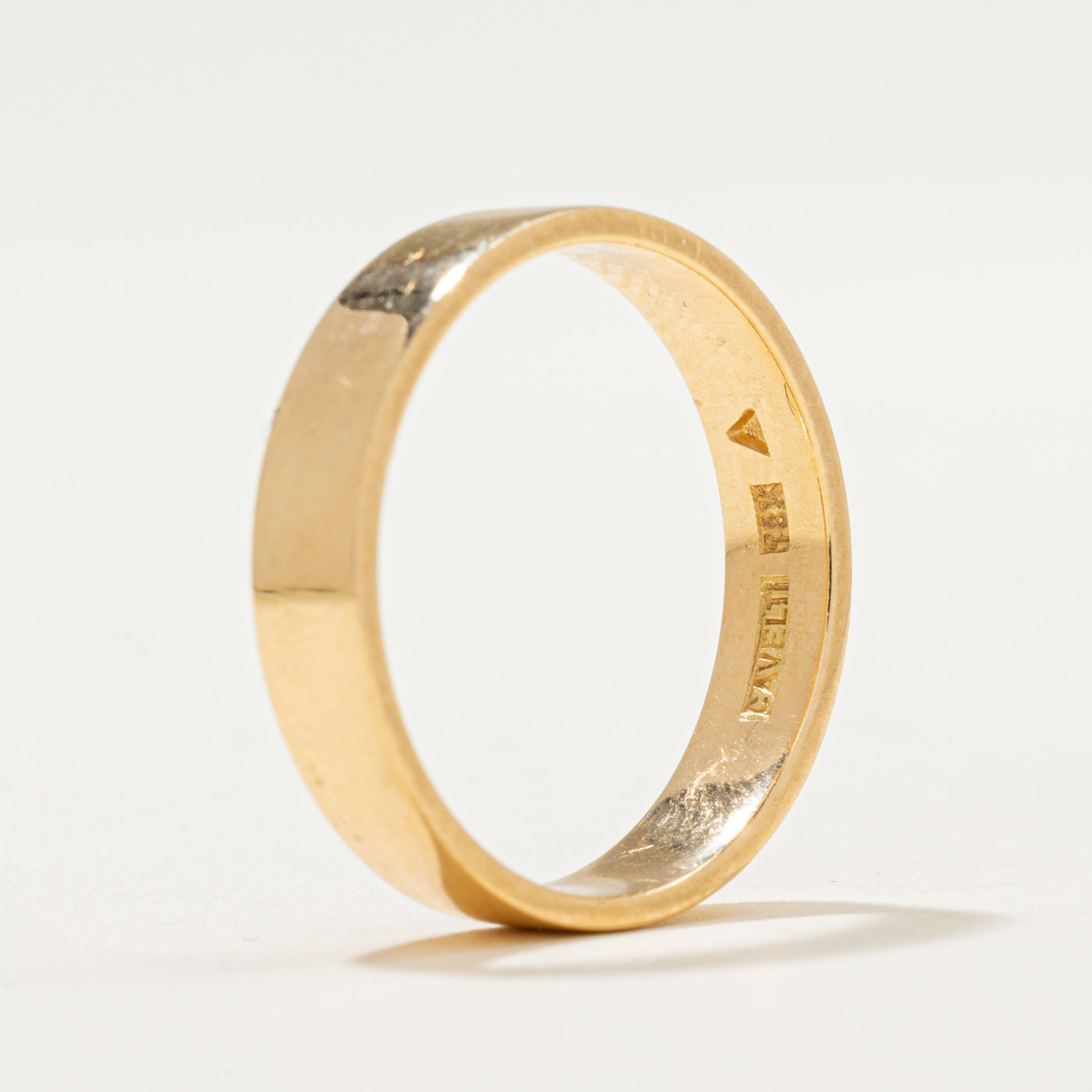 Alliance « Cavelti » en or jaune 18 carats | 3,95 mm | Taille 6,25