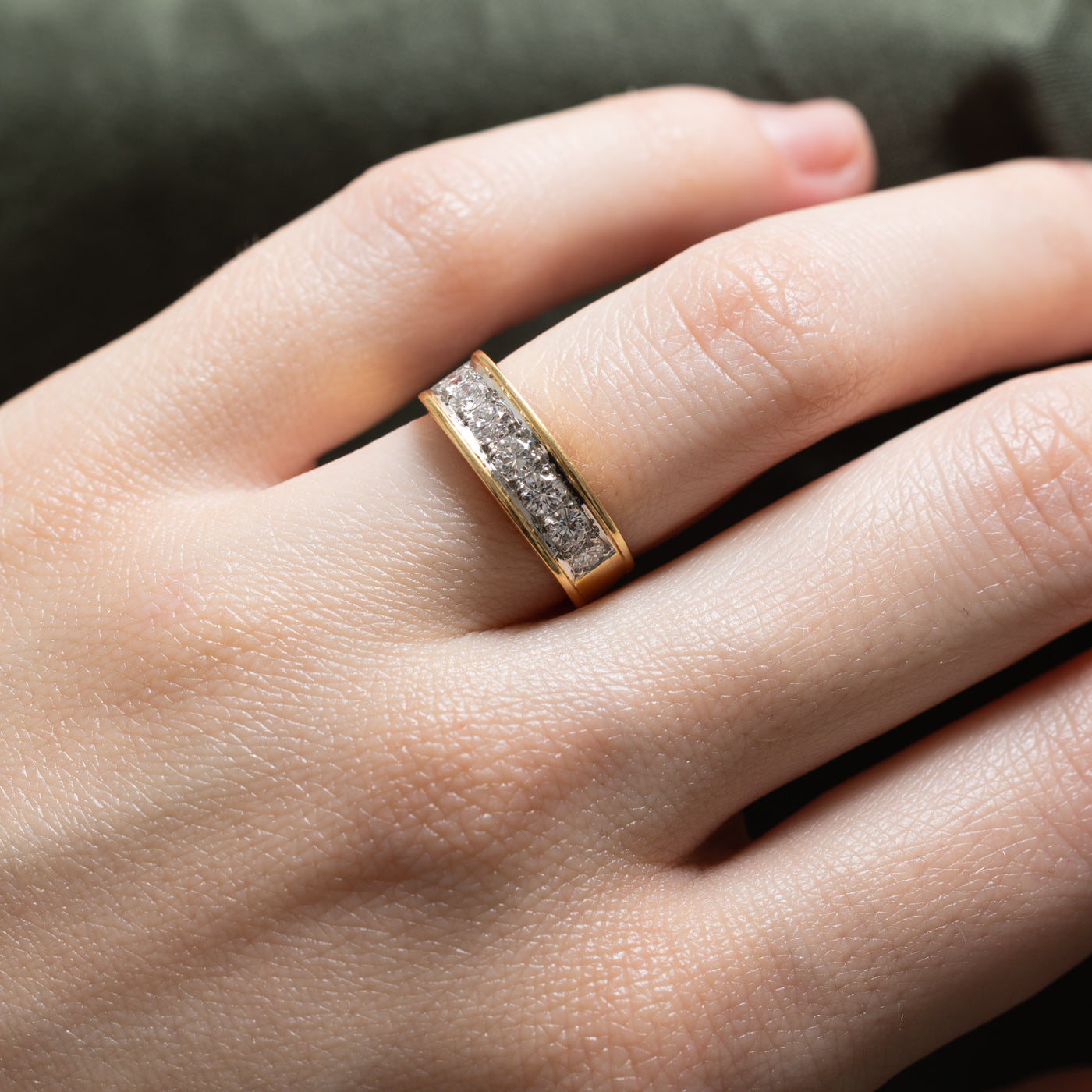'Cavelti' Seven Stone Diamond Band | 0.59ctw | SZ 4.75