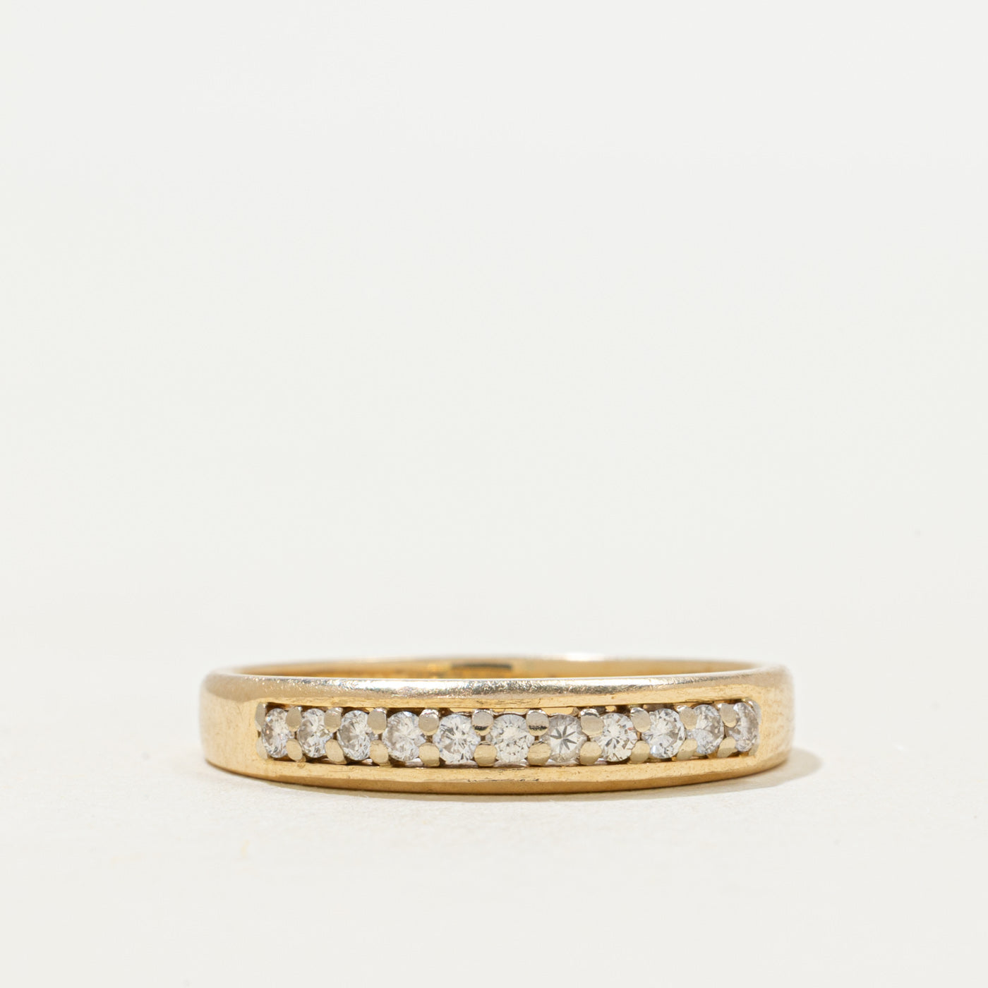 'Birks' Semi-Eternity Diamond Ring | 0.11ctw | SZ 6.75