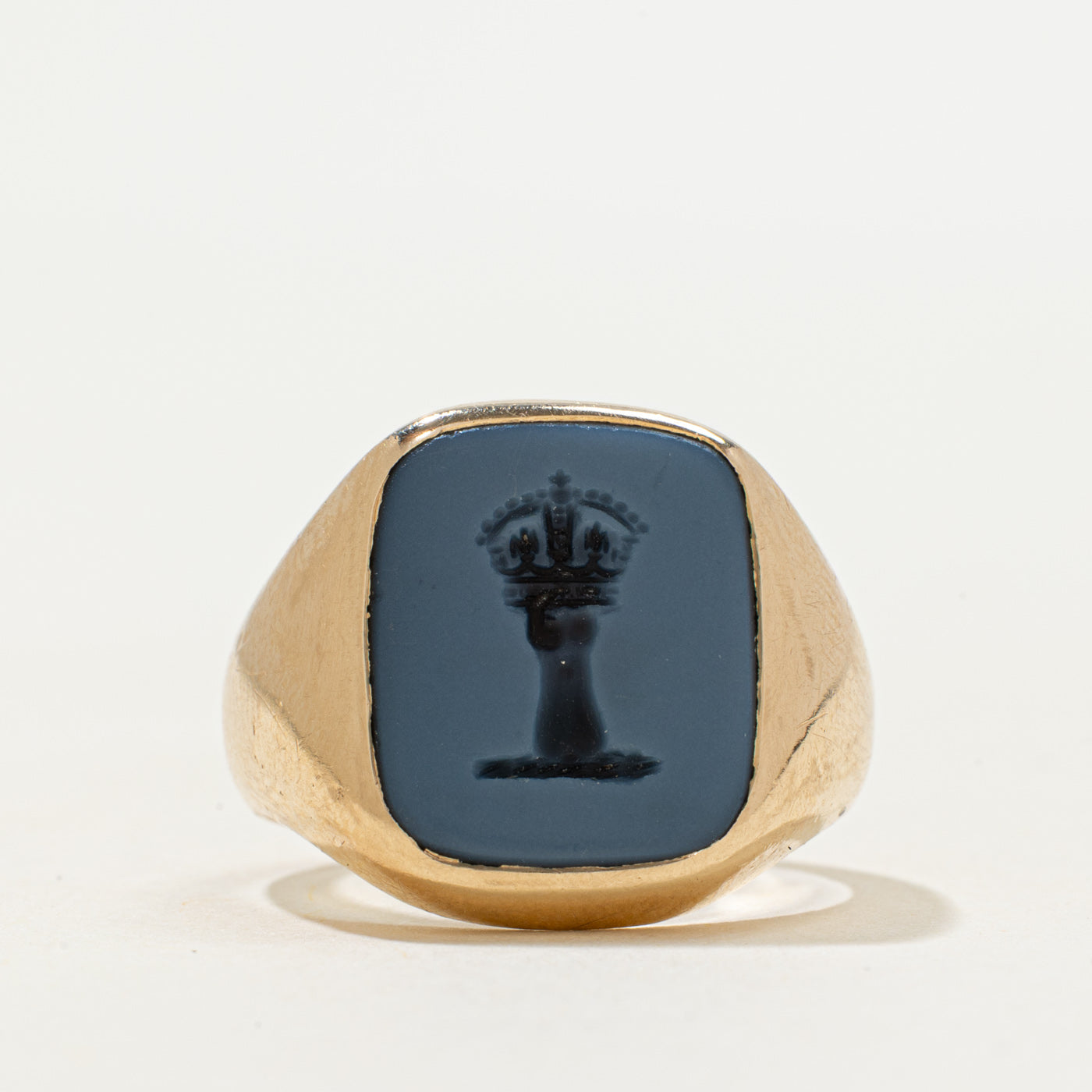 'Birks' Sardonyx Intaglio Signet Ring | 2.90ct | SZ 6.5