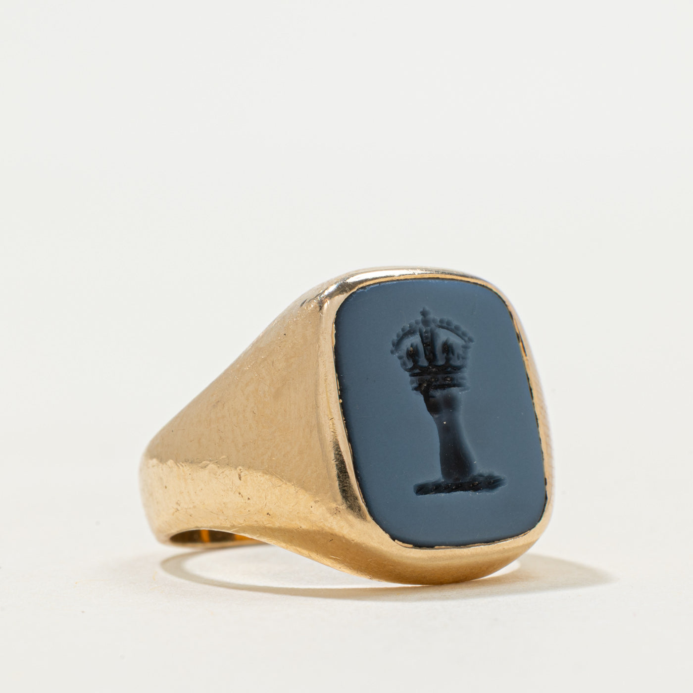 'Birks' Sardonyx Intaglio Signet Ring | 2.90ct | SZ 6.5