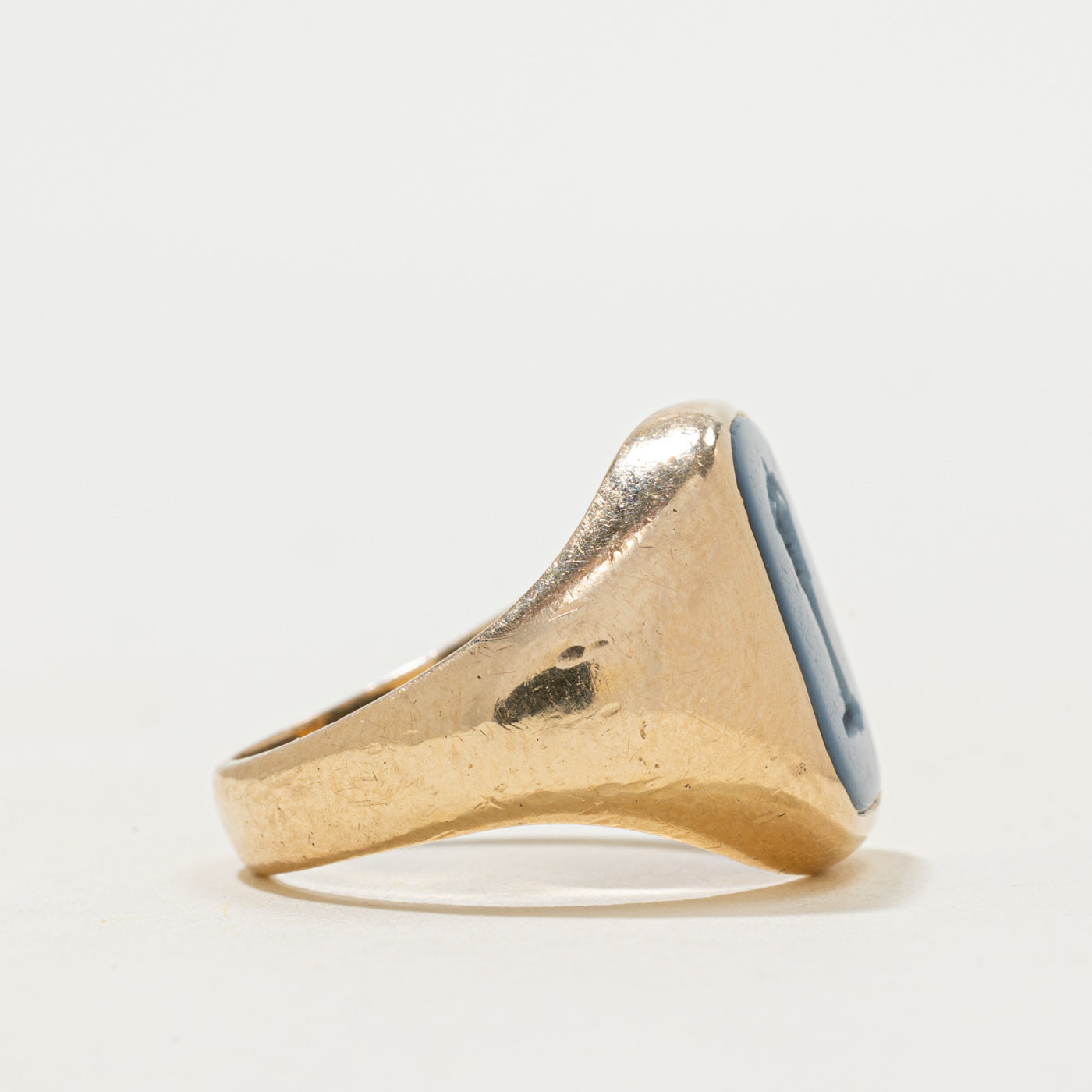 'Birks' Sardonyx Intaglio Signet Ring | 2.90ct | SZ 6.5