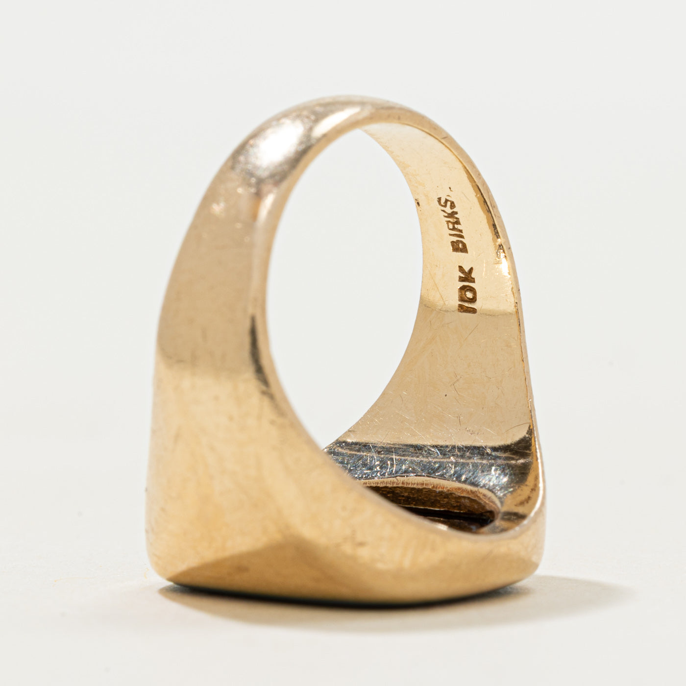 'Birks' Sardonyx Intaglio Signet Ring | 2.90ct | SZ 6.5