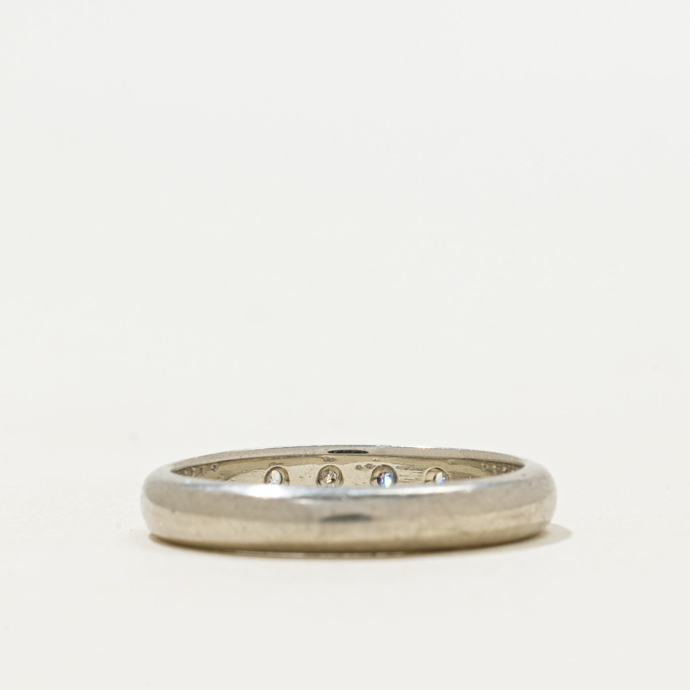 18k Four-Stone Diamond Band | 0.04ctw | 3.10mm | SZ 5.75