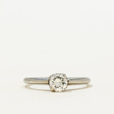 18k Solitaire Diamond Engagement Ring | 0.41ct | SZ 6