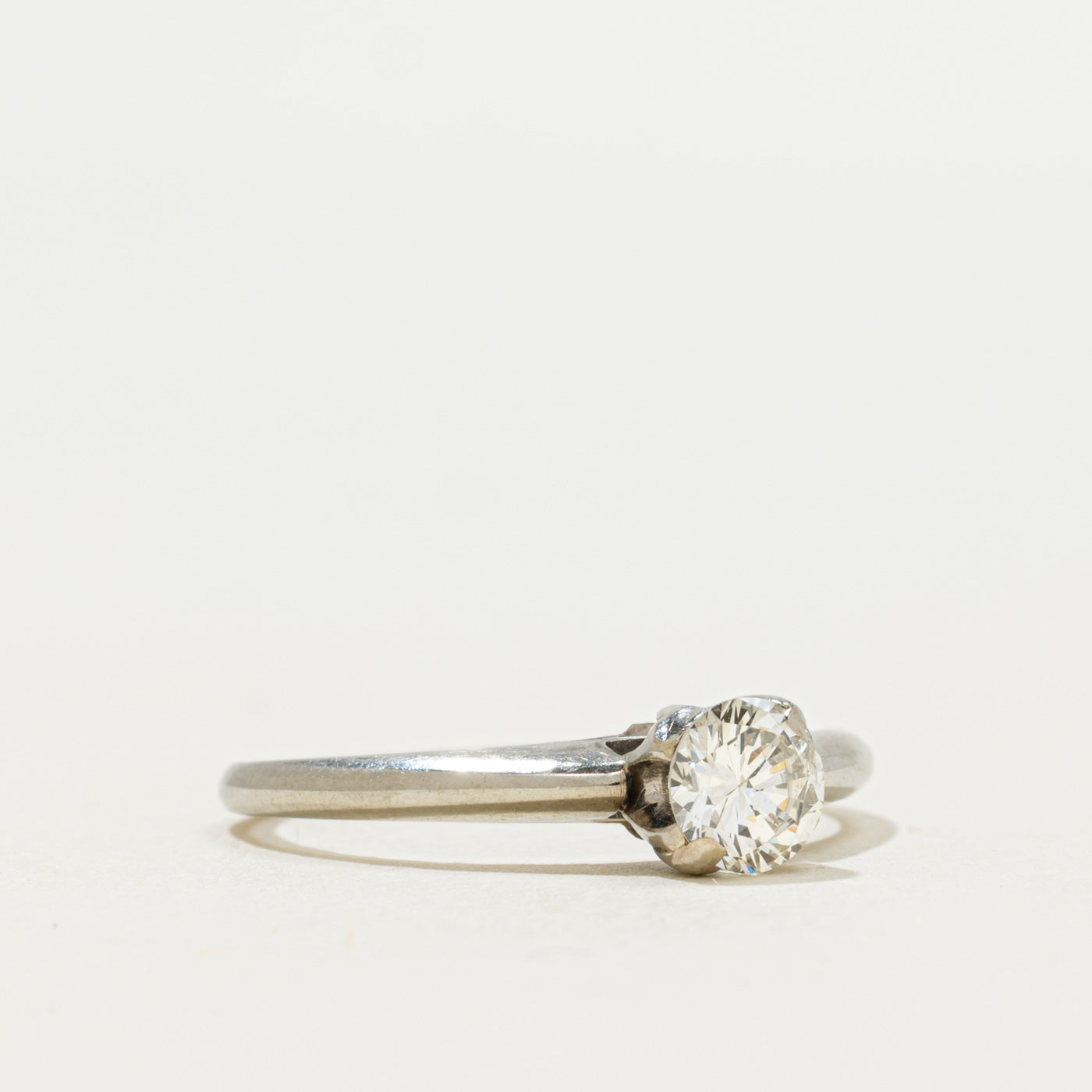 18k Solitaire Diamond Engagement Ring | 0.41ct | SZ 6