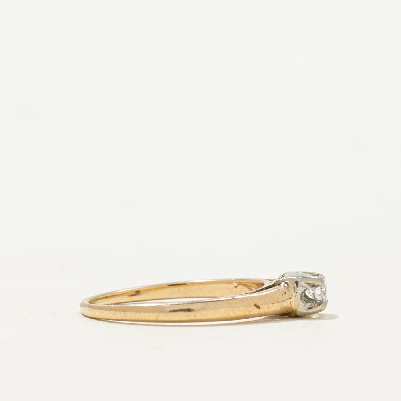 Solitaire Diamond Petite Ring | 0.10ct | SZ 5.5
