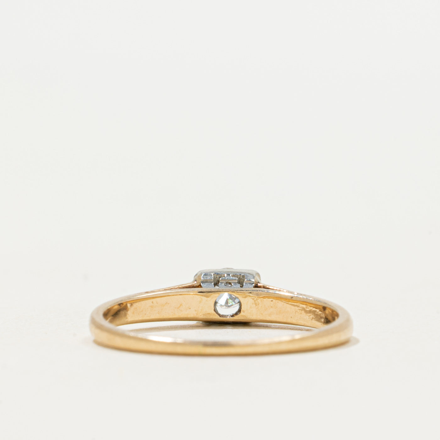 Solitaire Diamond Petite Ring | 0.10ct | SZ 5.5