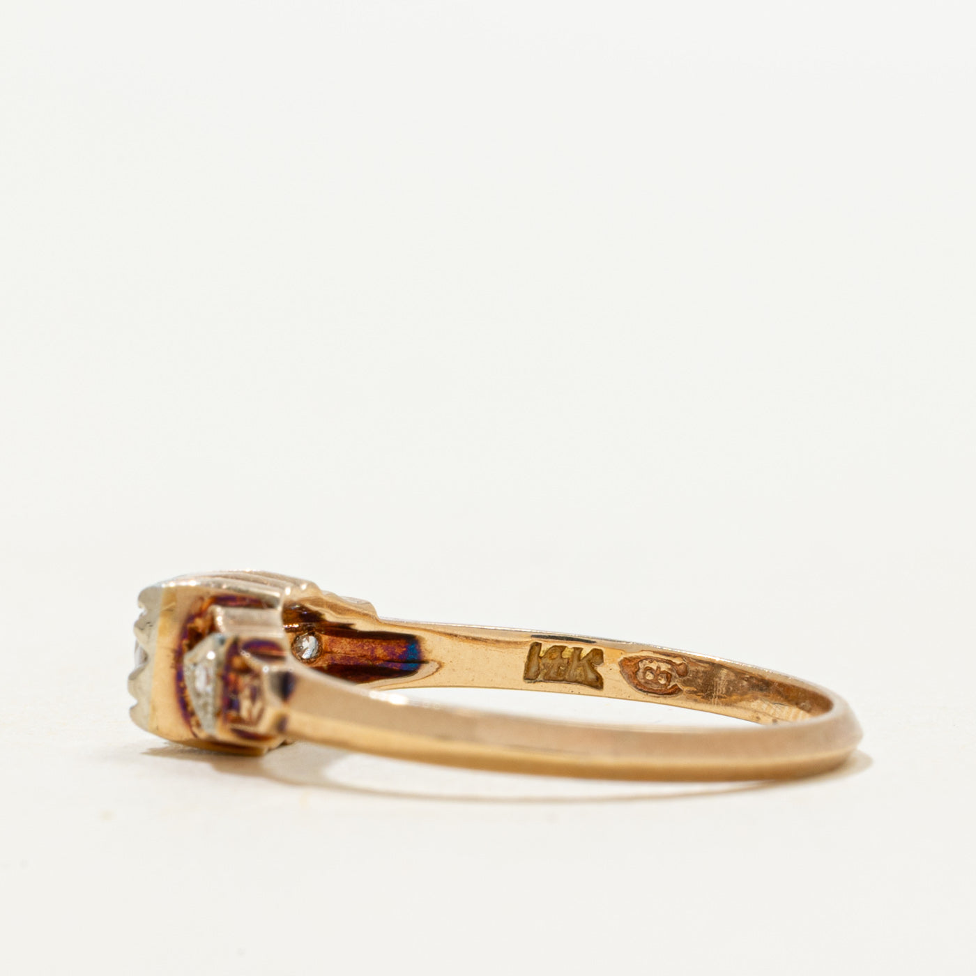 Vintage Diamond Openwork Ring | 0.09ctw | SZ 5.5