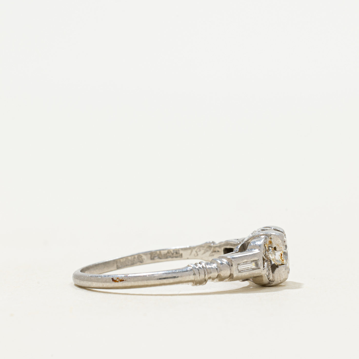 'Birks' Platinum Diamond Engagement Ring | 0.23ctw | SZ 6