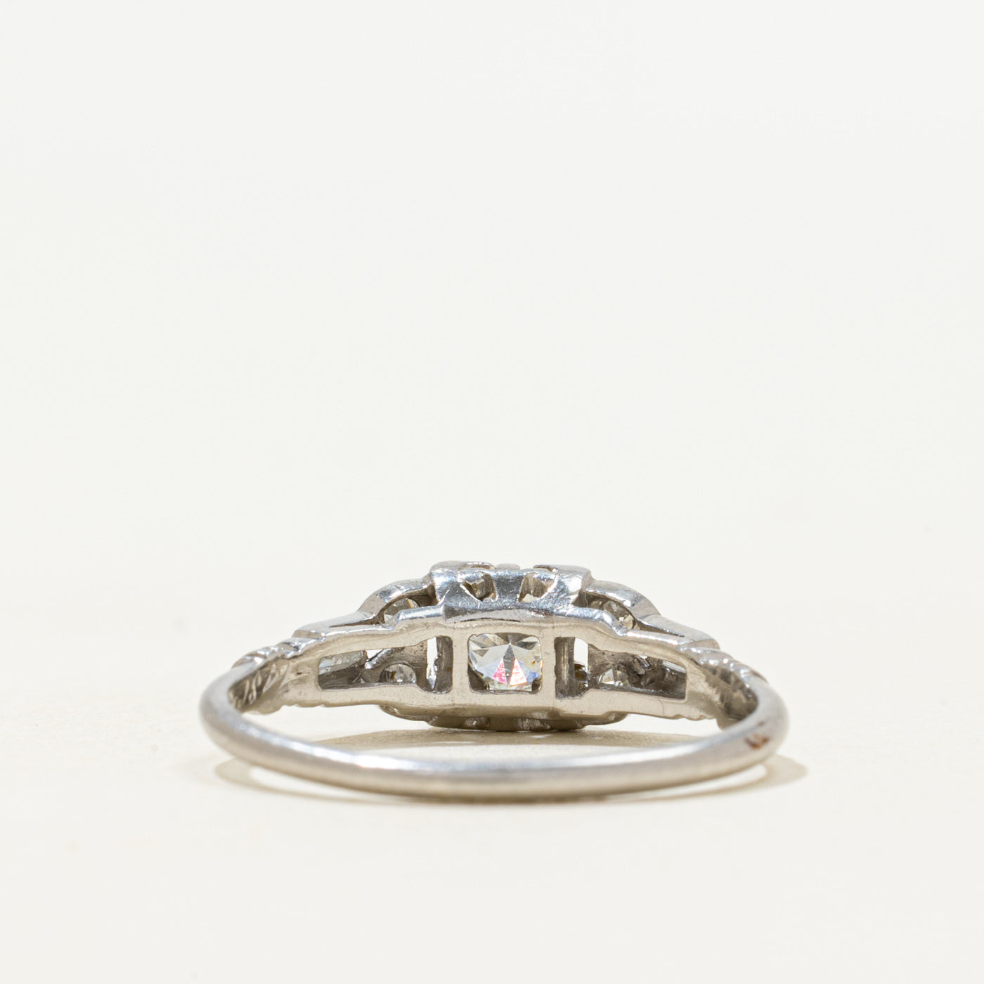 'Birks' Platinum Diamond Engagement Ring | 0.23ctw | SZ 6