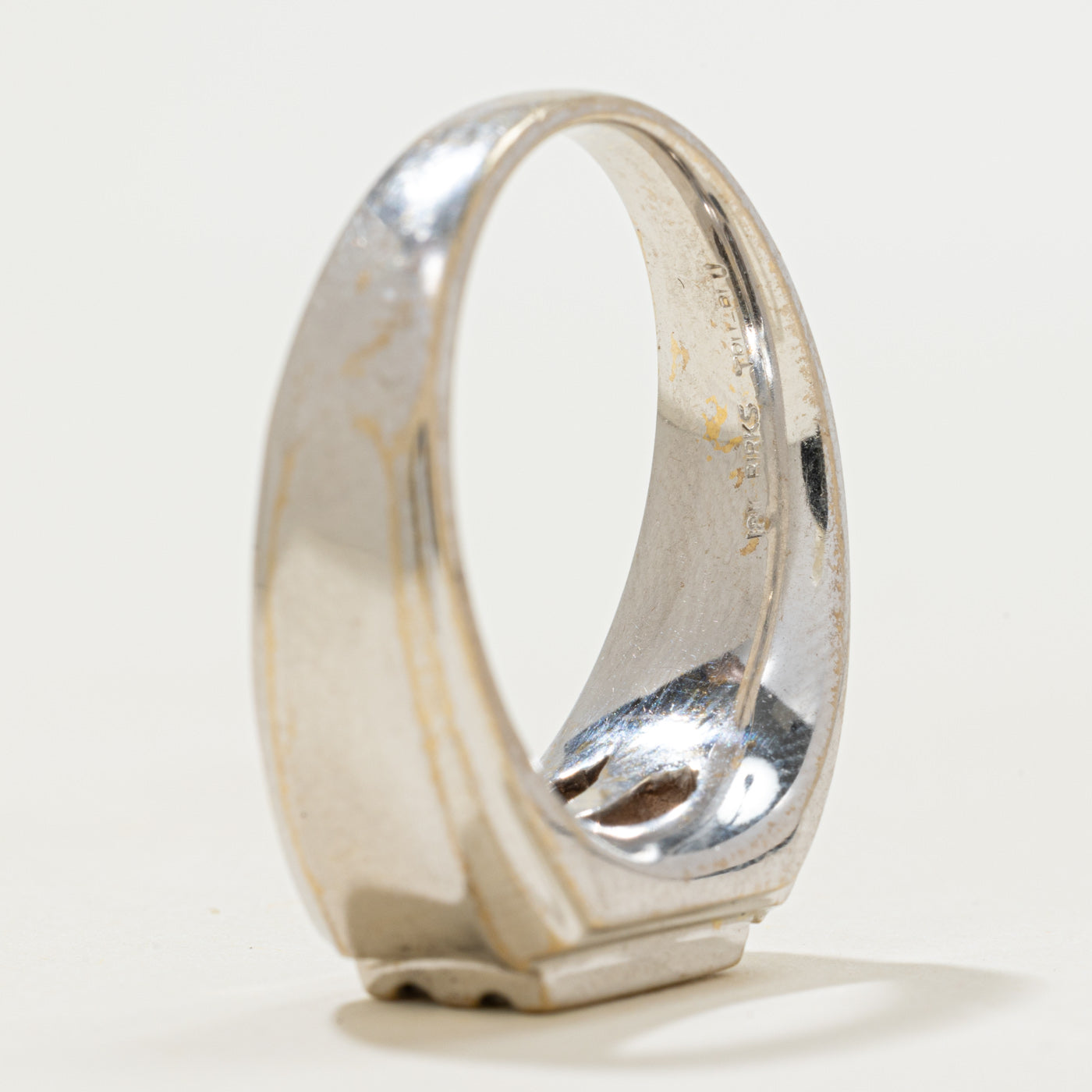 'Birks' 18k Channel Set Double Row Diamond Ring | 0.20ctw | SZ 10.25